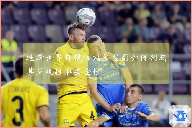选择世界杯投注站平台前如何判断其正规性和安全性