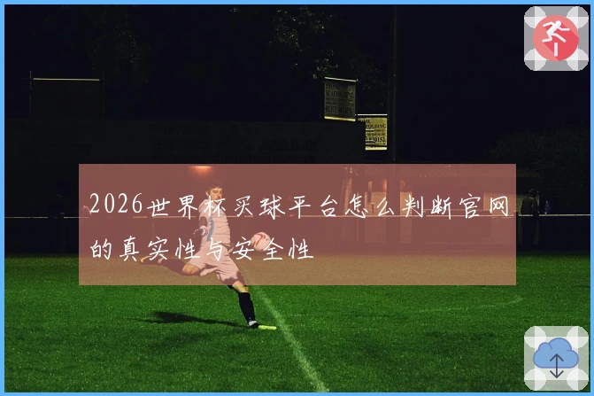 2026世界杯买球平台怎么判断官网的真实性与安全性