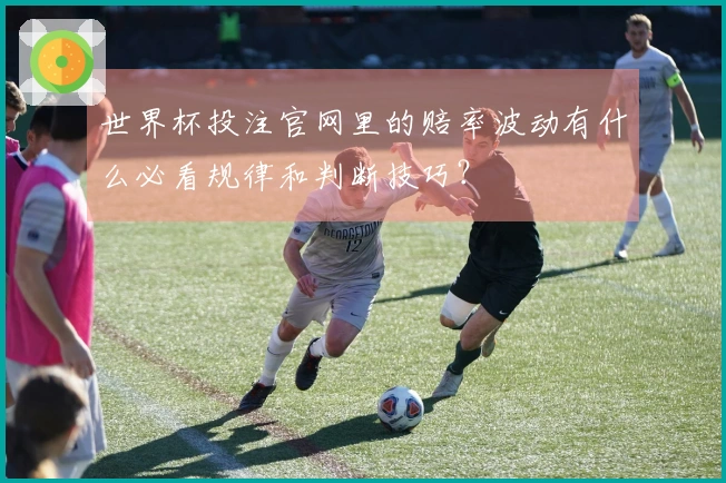世界杯投注官网里的赔率波动有什么必看规律和判断技巧？